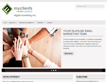 Tablet Screenshot of myclients.ca